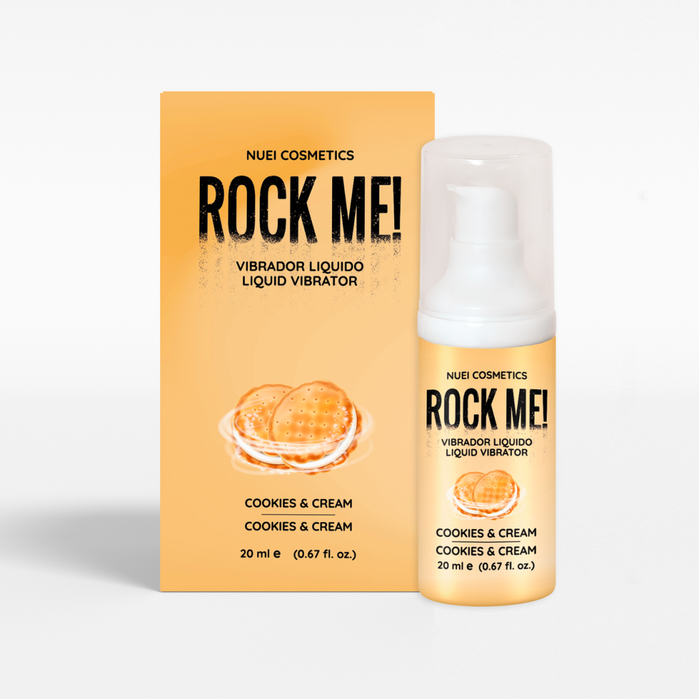 Рідкий вібратор ROCK ME! зі смаком печива з кремом, 20 мл Nuei (Іспанія) Sex Aura Київ - фото 1