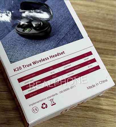 Безпроводные Наушники: K20 True Wireless Headset Харьков