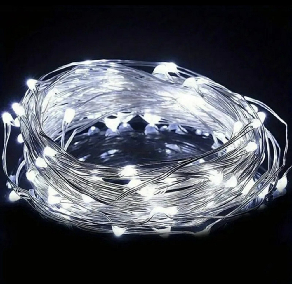 Гірлянда Роса 20 м 200 led з usb холодний білий Сміла - фото 3