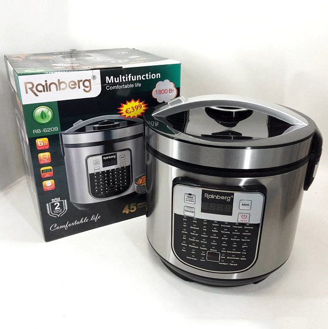 Бюджетная мультиварка Rainberg, Экономичная мультиварка для домашнего использования ZV-52 Львов - изображение 3