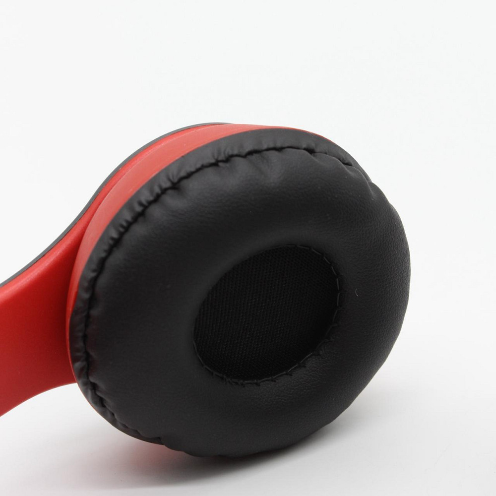 Бездротові Bluetooth-навушники з мікрофоном і Mp3 плеєром, P47, Червоний/Стереогарнітура/Накладні навушники блютуз Київ - фото 4
