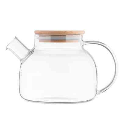 Заварник Ardesto Gemini боросилікатне скло бамбук прозорий 1000мл (AR3010GBM) Винница