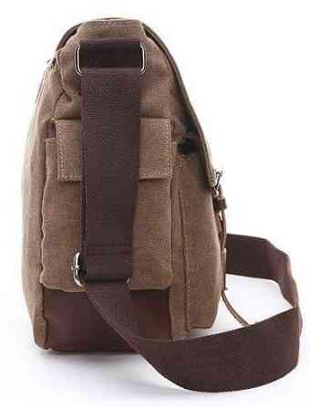 Сумка на плече текстильна Коричнева (Vintage) Київ