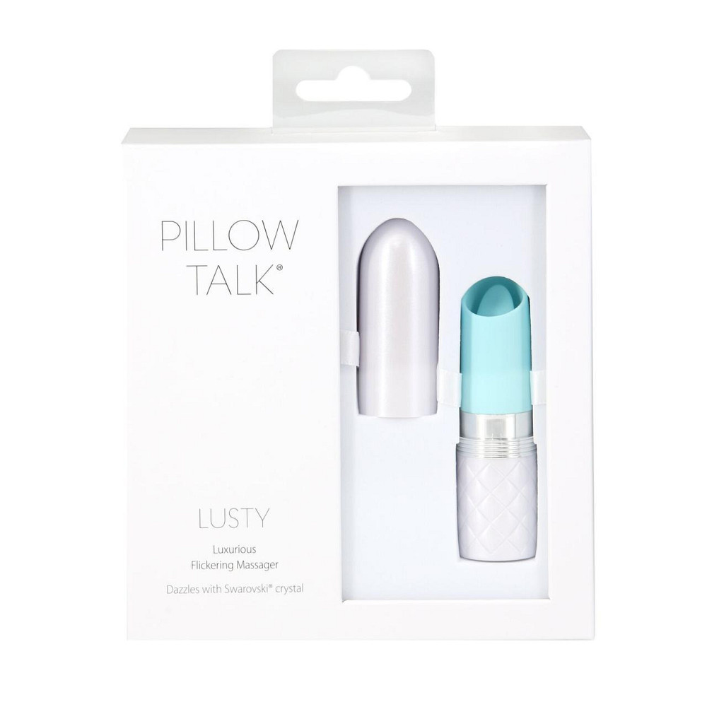 Вібратор Pillow Talk Lusty Luxurious Flickering Massager - Teal Sex Aura Київ - фото 7