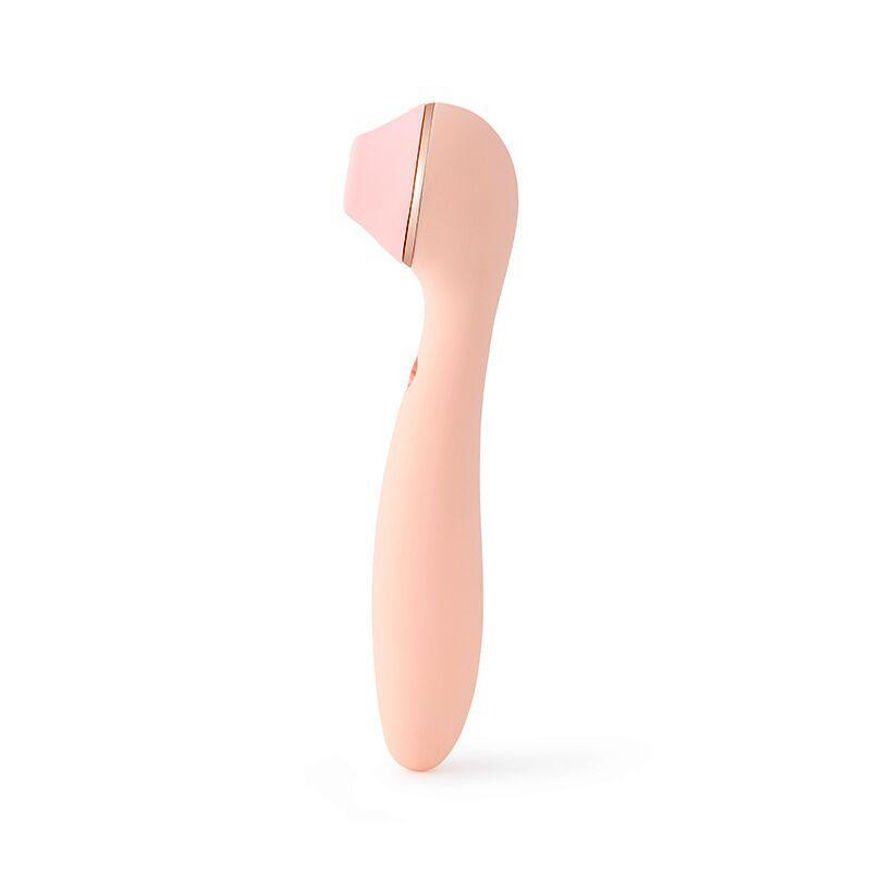 Вакуумный стимулятор с вибратором KISSTOY Polly Max Pink Sex Aura Киев - изображение 2