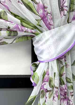 Кухонные шторки VR-Textil № 101к с подвязками разноцветные 330х170 см (52-1220) Киев