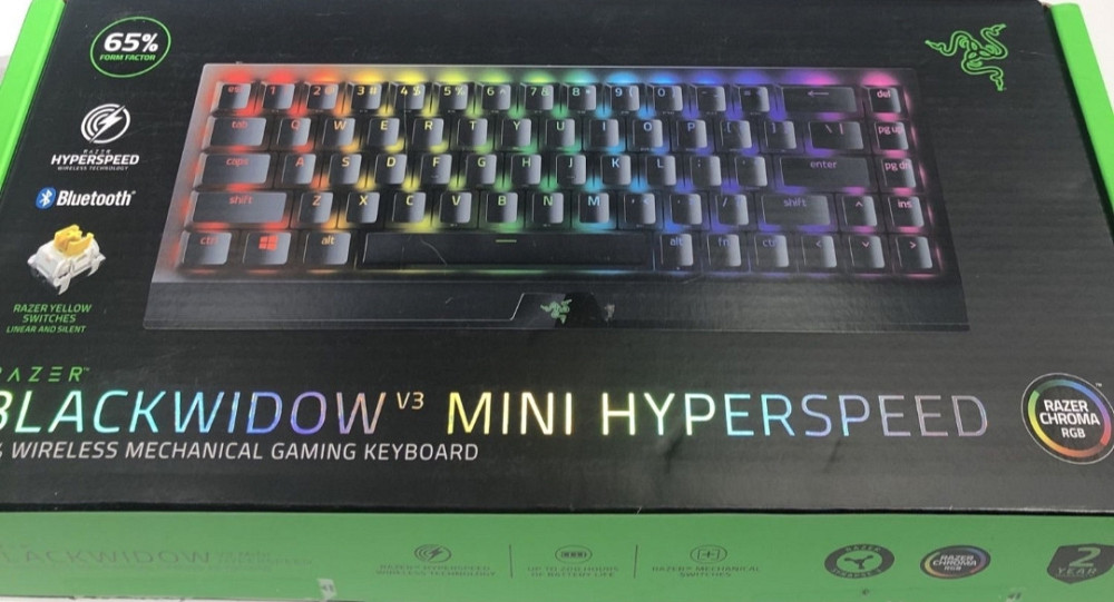 Клавиатура беспроводная Razer black widow v3 Hyper Киев - изображение 5