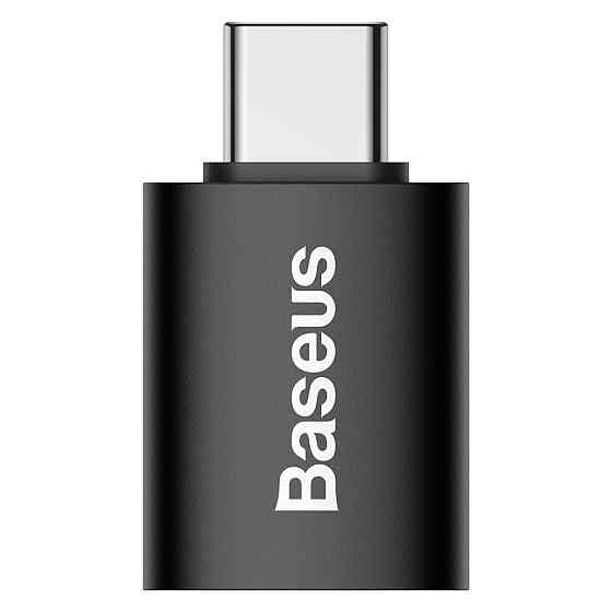 Перехідник Baseus Ingenuity Mini OTG Type-C to USB-A 3.1 ZJQ000001 (Чорний) Николаев