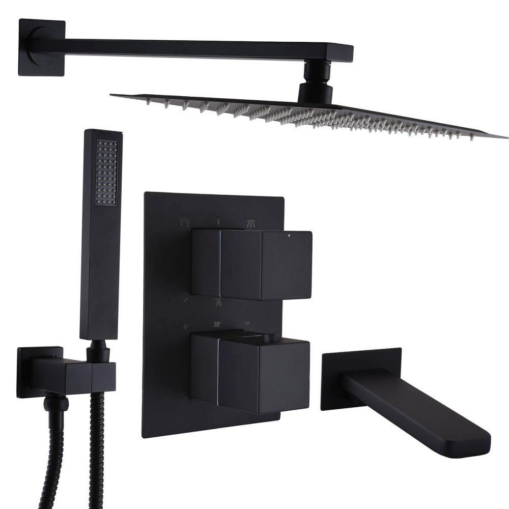 Змішувач для душу вбудований TOPAZ ODISS TO 08117-L03-BL-TT (000022275) Київ - фото 1