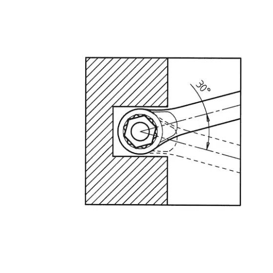 Ключ ріжково-накидний Wurth WS11 Одеса