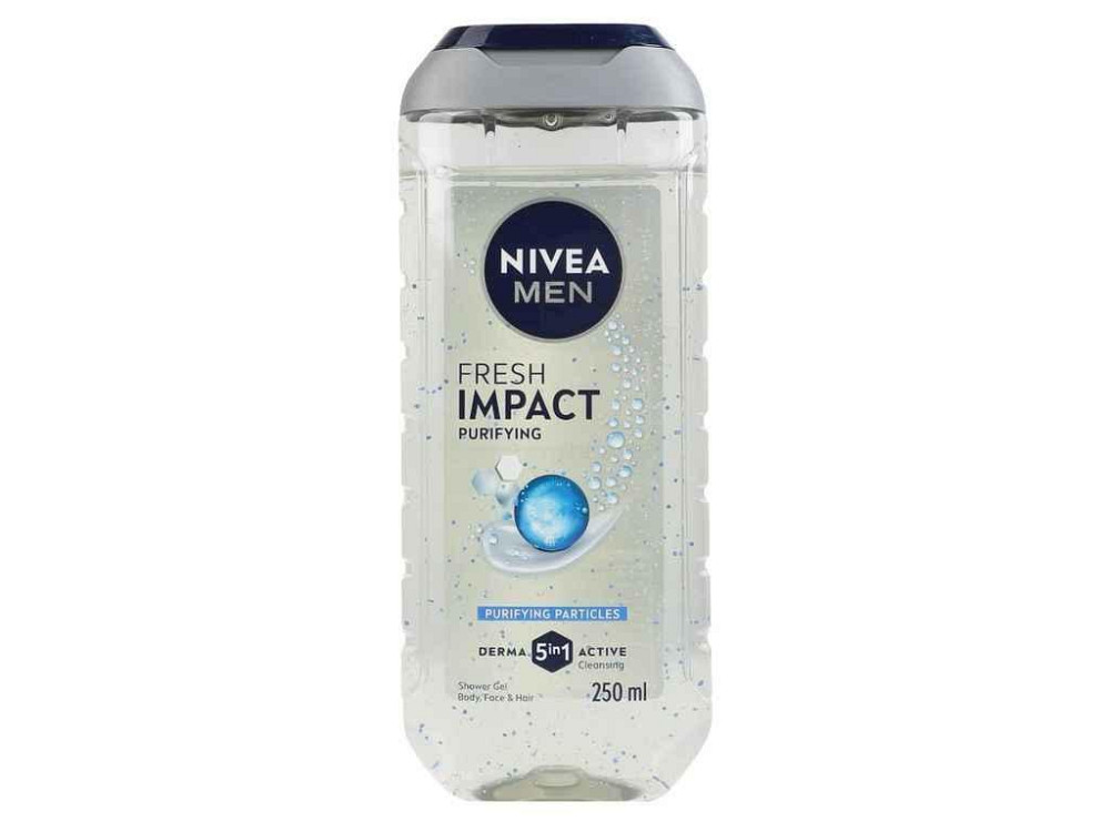Гель для душа 250мл чел. «FRESH IMPACT 5в1 ТМ NIVEA Киев - изображение 1