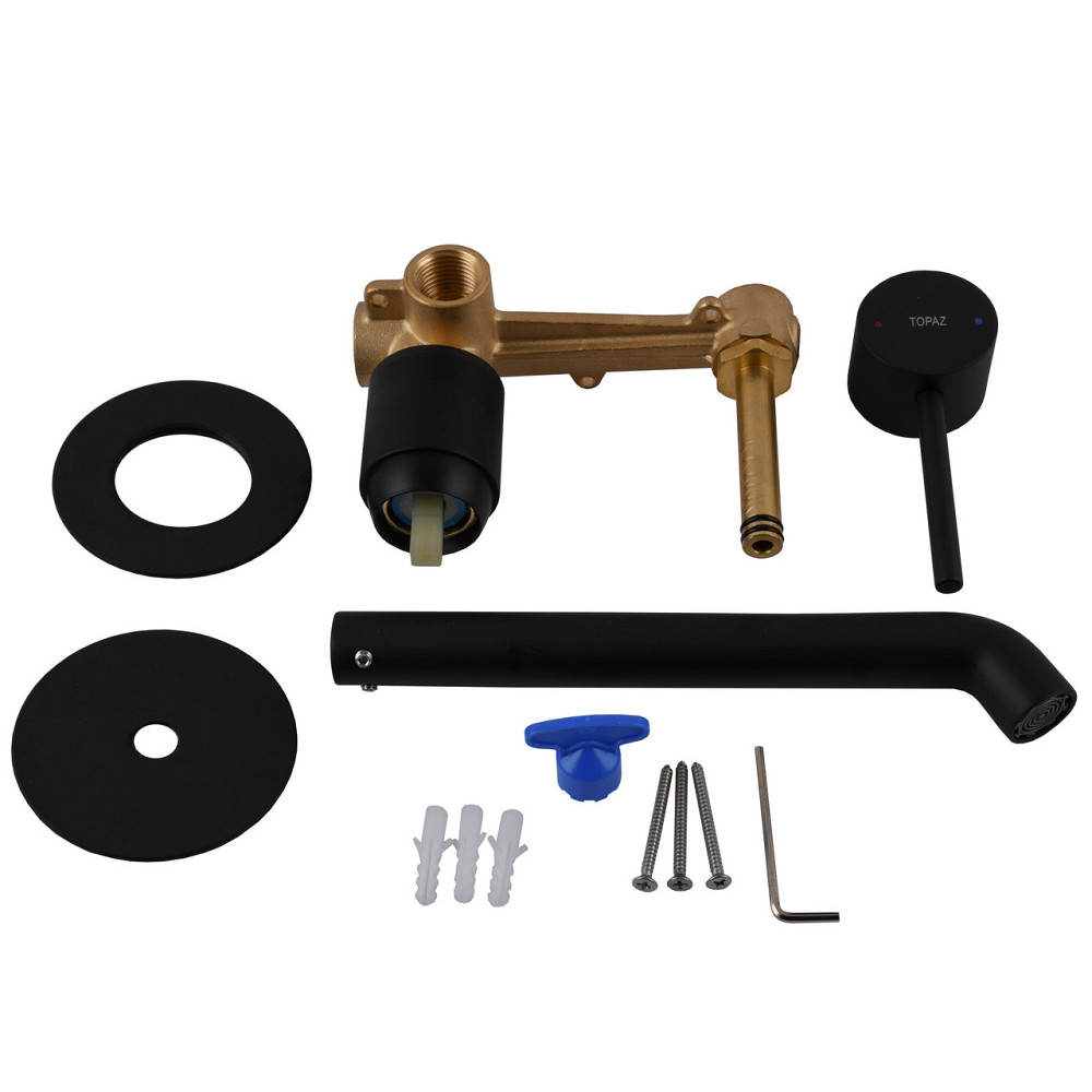 Змішувач для умивальника TOPAZ LOFT TLF 32235-H39-BL Київ - фото 6