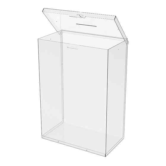 Ящик EKOSTAR с замком для пожертвований и сбора денег 350x200x500. Объем 35 литров Киев