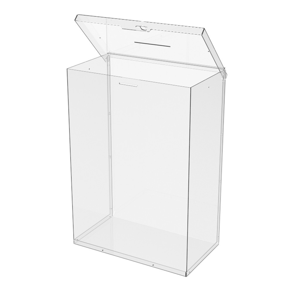 Ящик EKOSTAR с замком для пожертвований и сбора денег 350x200x500. Объем 35 литров Киев - изображение 3