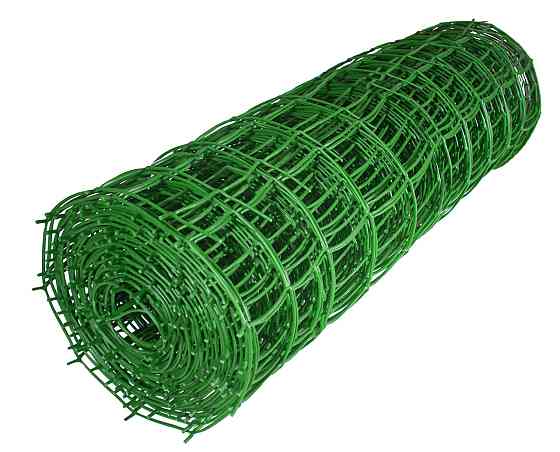 Сетка 95*85 пластмассовая 1.0х20 м (зеленая) квадрат Днепр
