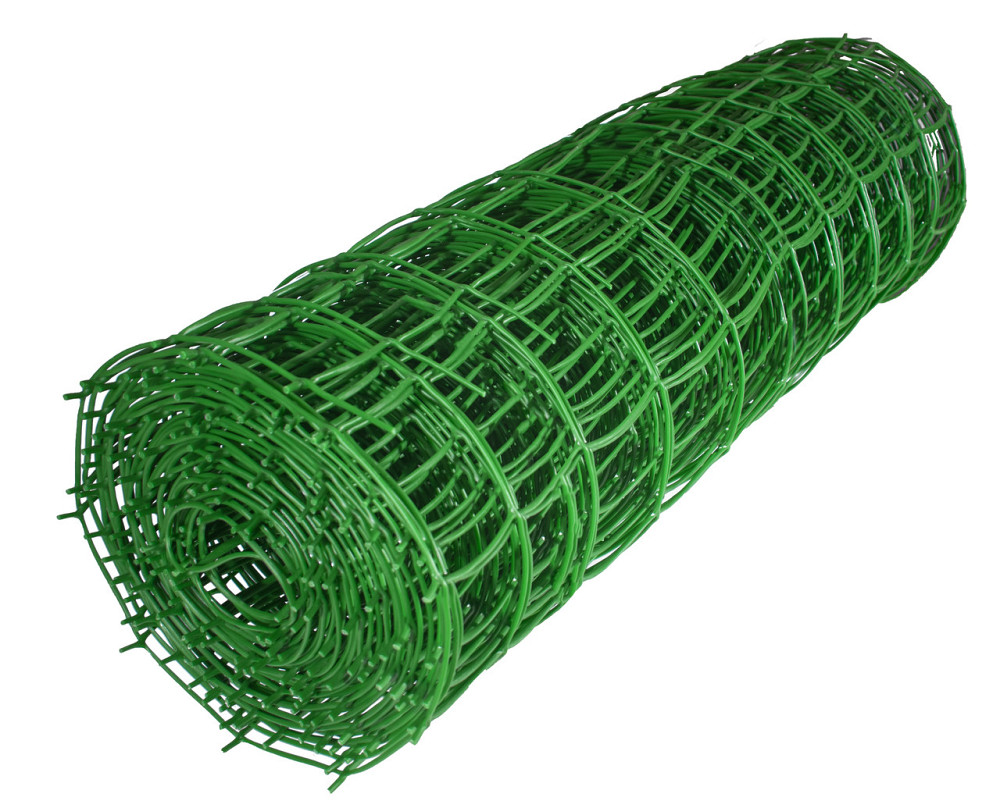 Сетка 95*85 пластмассовая 1.0х20 м (зеленая) квадрат Днепр - изображение 1