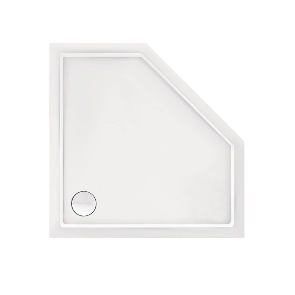 Душовий піддон Qtap Diamond 301112 100x100x12 см + сифон Київ - фото 3