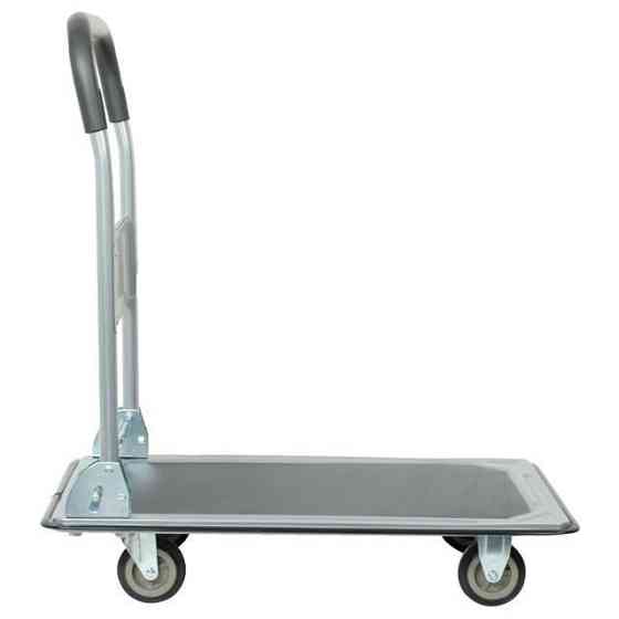 Візок ручний чотирьохколісний, 150 кг, 740×480×830 мм, колеса: 100 мм, сталевий INTERTOOL LT-9053 Киев