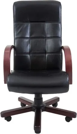 Офисное Кресло Руководителя Richman Virginia Titan Black Wood М1 Tilt Черный Киев
