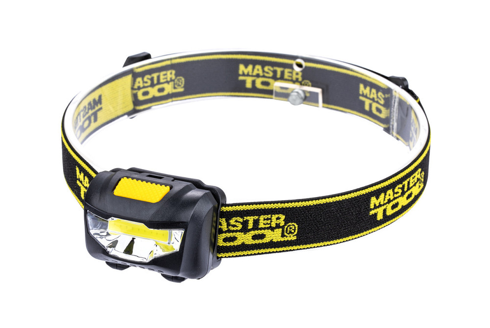 Ліхтар налобний MASTERTOOL 3 режими 59х41х32 мм COB LED 3xAAA ABS 94-0811 Рівне - фото 1