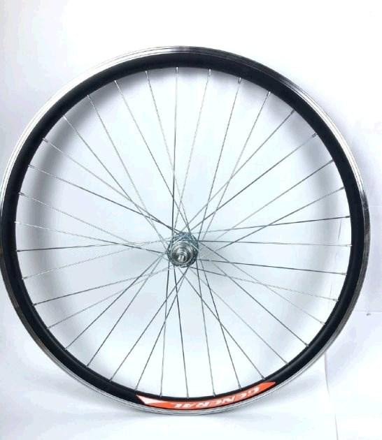 Обод велосипедный (в сборе) 27,5 (перед, 36 спиц, алюминий) (двойной) черный Мукачево - изображение 1