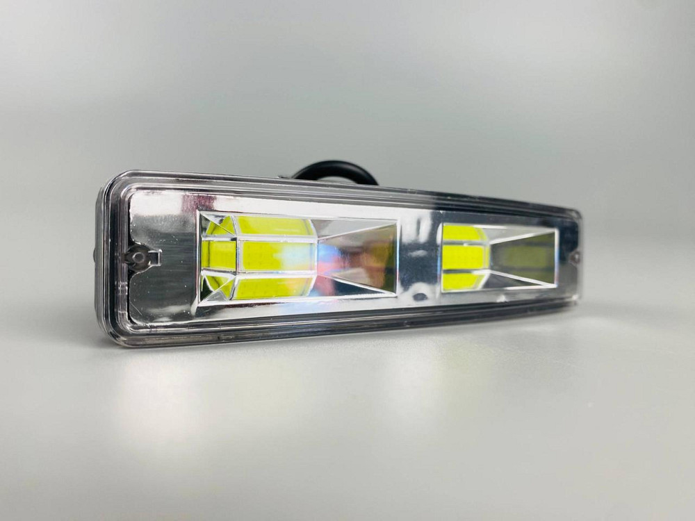 Фара LED прямокутна (chip COB) 48W 6000K (2 діода) (15см х 4см х 2.5 см) пластик Мукачево - фото 2