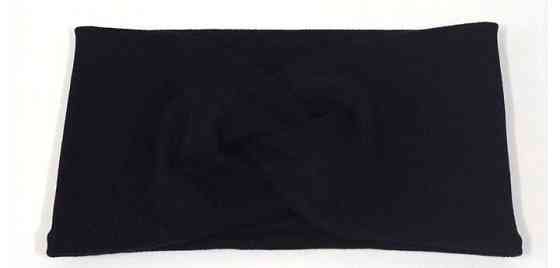 Пов'язка жіноча трикотажна чорна Київ