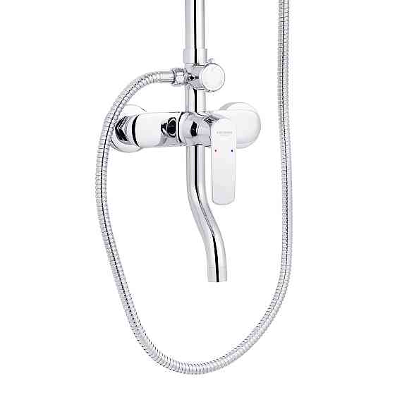 Набір 3 в 1 душова система Kroner Armada-C064K + змішувач Hagen-C010 + змішувач Bidet-C082 Київ