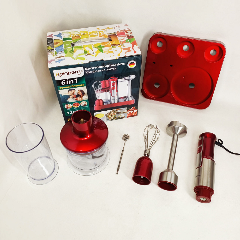 Погружной блендер с миксером с чашей кухонный, Портативный блендер для смешивания CS-59 Львов - изображение 7