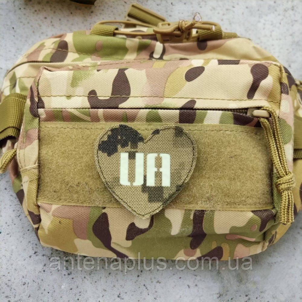Серце UA Laser Cut шеврон / патч Київ - фото 2