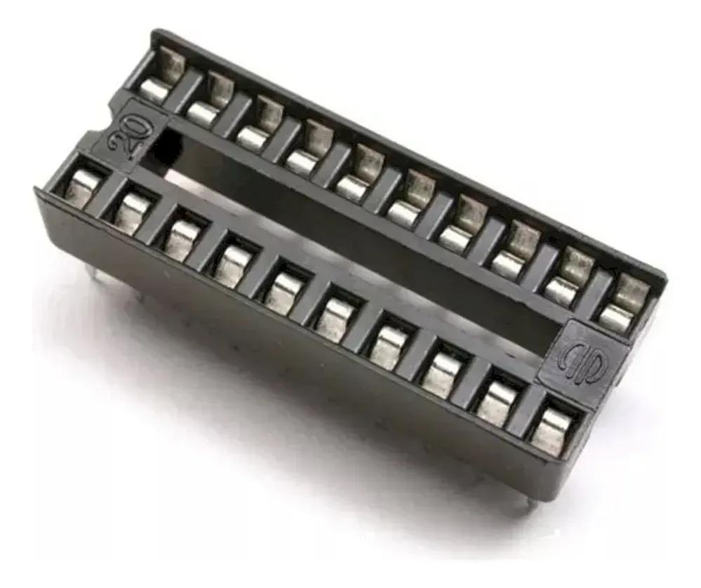 Панель SCS-20 10шт IC DIP 20 контактов узкая для установки микросхем в DIP-корпусе Киев - изображение 5