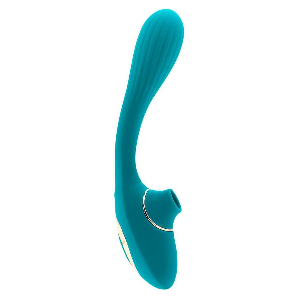 Вібратор S Pleasures Dual Suction - Turquoise Sex Aura Київ - фото 2