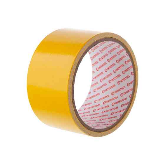 Скотч двусторонний, 5 м, 50 мм, на тканевой основе INTERTOOL KT-0961 Киев
