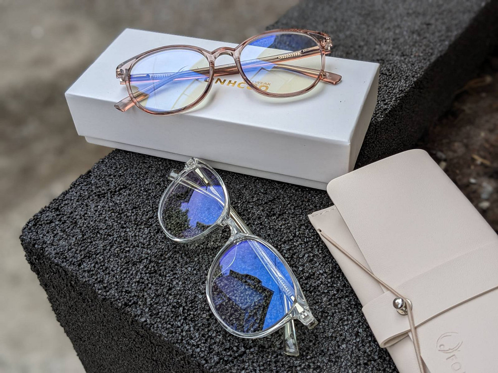 Комп'ютерні окуляри з захистом від синього світла Fonhcoo 8109 Луцьк - фото 2