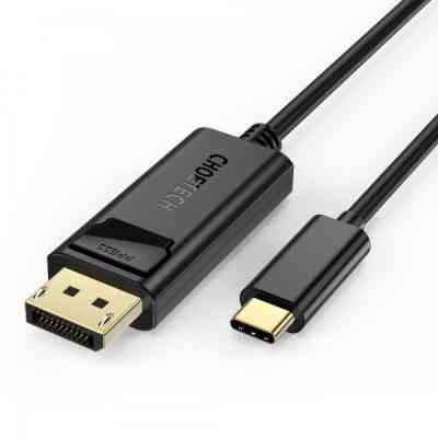 Кабель мультимедийный USB-C to DisplayPort 1.8m 4K 60Hz Choetech (XCP-1801BK) Винница