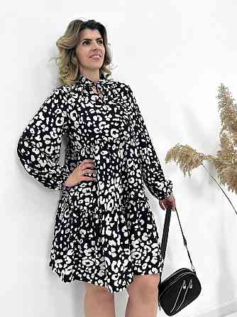 Легка жіноча сукня оверсайз "Lichi" оптом | Батал | Розпродаж моделі Чорний, 50-52 Київ