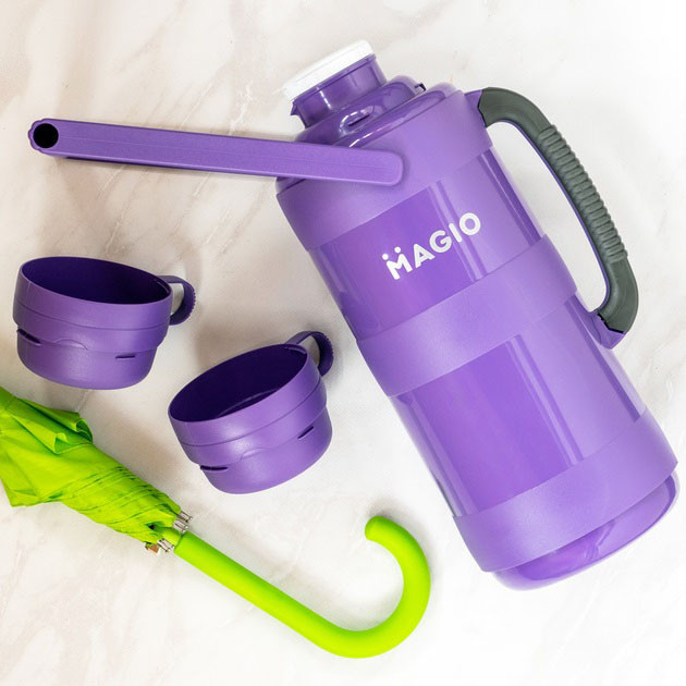 Баночка-термос Magio, Термос-кувшин для чая, Классический термос для чая и кофе Термос воды PO-73 Львов - изображение 3