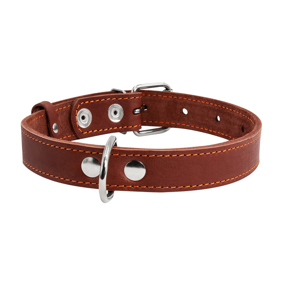 Нашийник "CoLLaR" одинарний (ширина 35мм, довжина 48-63см) коричневий Київ - фото 2
