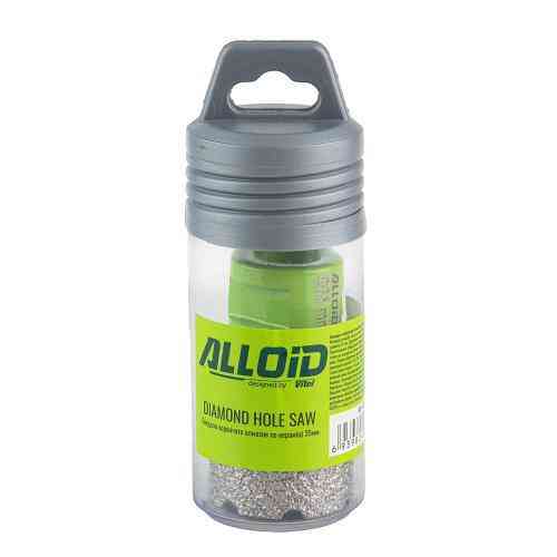 Свердло корончате алмазне по кераміці 35мм, для КШМ М14х2мм Alloid Одеса