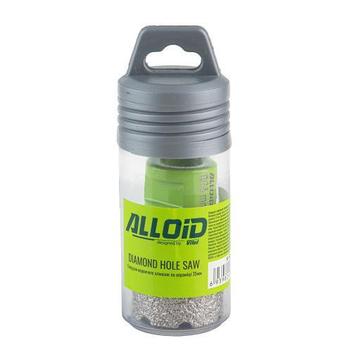 Свердло корончате алмазне по кераміці 35мм, для КШМ М14х2мм Alloid Одесса - изображение 3