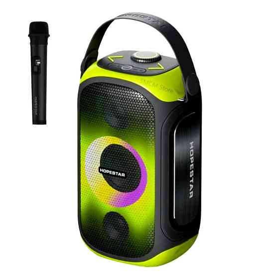 Портативна Bluetooth колонка Hopestar Party 300 з RGB підсвіткою, TWS, AUX, USB, мікрофон Одеса