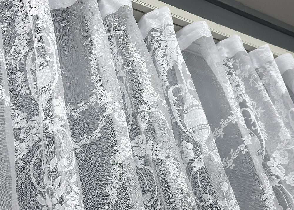 Тюль VR-Textil 1969т Жакард Білий 400х270 см (42-1005) Київ - фото 7
