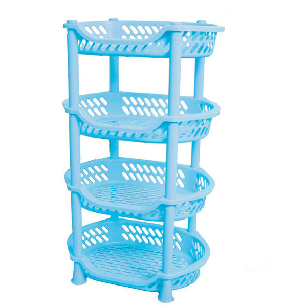 Полка этажерка пластмассовая 4 яруса Efe Plastics 