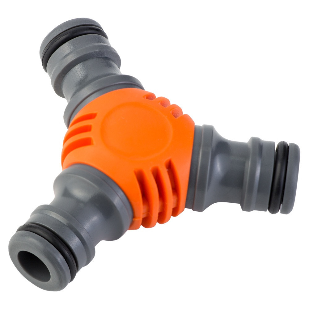 Тройник для коннектора ½" (ABS+TPR) FLORA (5015694) Київ - фото 2