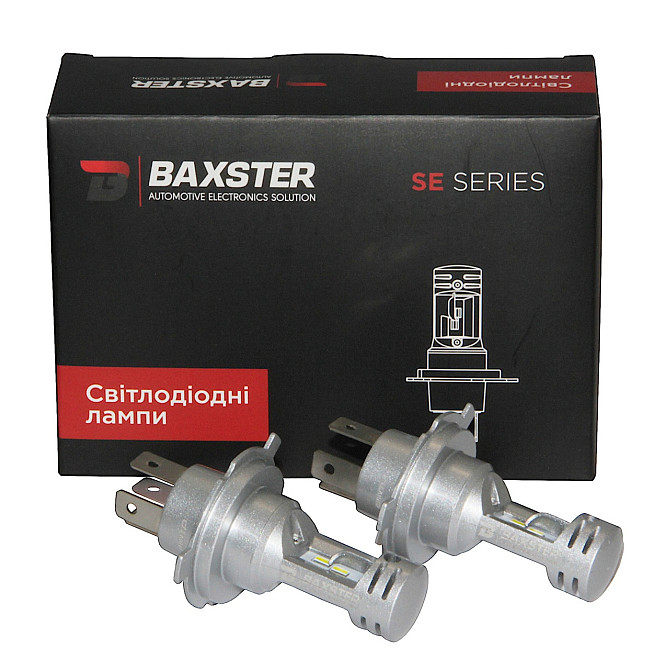 Комплект світлодіодних ламп BAXSTER SE Plus H4 P43t 6000K 4000Lm 9-32V Харків - фото 3