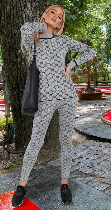 Теплий в'язаний костюм (48-52) Київ - фото 5