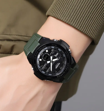 Годинник чоловічий наручний спортивний Skmei 2105 (Зелений) Вінниця