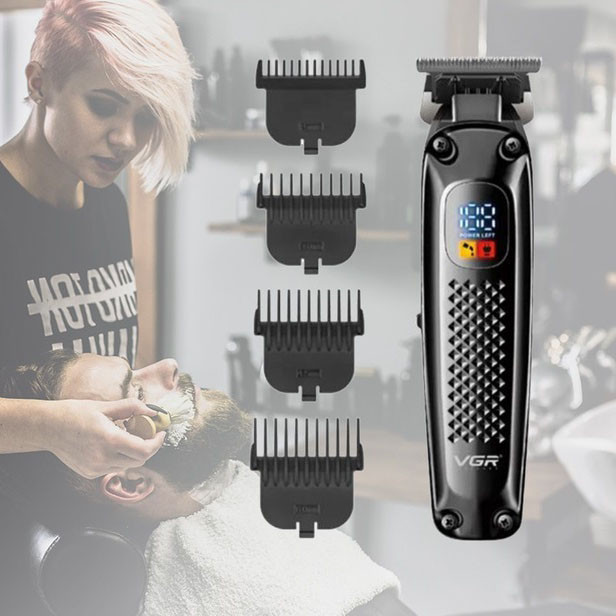 Машинка для стрижки хороша VGR, Машинка для стрижки від акб Електробритва голови XH-61 Львів - фото 14