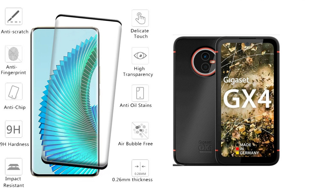 Защитное стекло HyperGlass Pro для Gigaset GX4 – максимальная чувствительность и защита Киев - изображение 2
