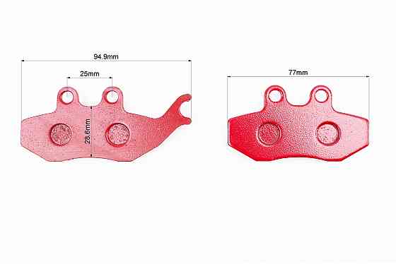 Гальмівні колодки (дискові) RX 50/SX 50; KEEWAY-X Ray 50 Supermoto; PEUGEOT-Geopolis 125 RS; SHERCO-Enduro 50 (EN50) к-кт 2шт червоні Киев